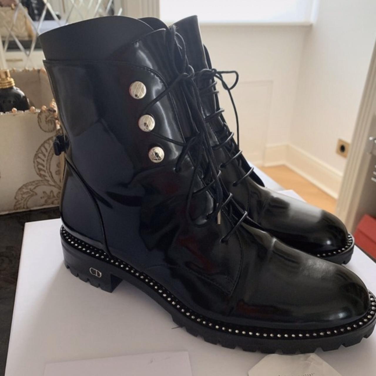 Dior rebelle store army boots