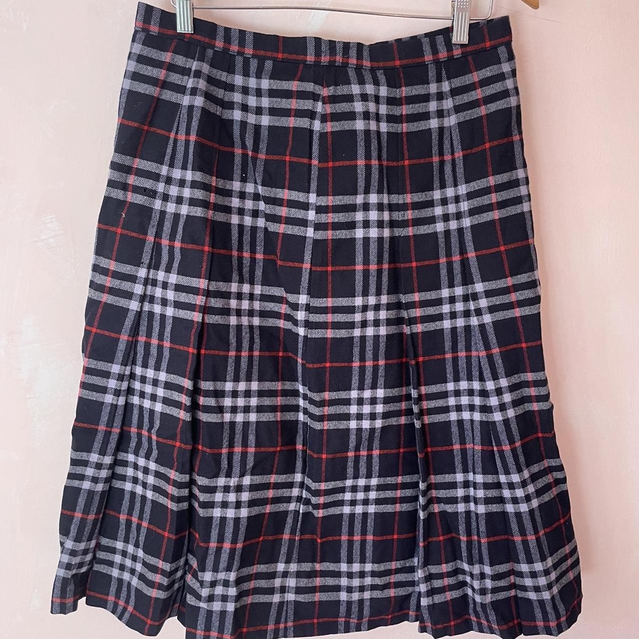 Burberry on sale skirt depop