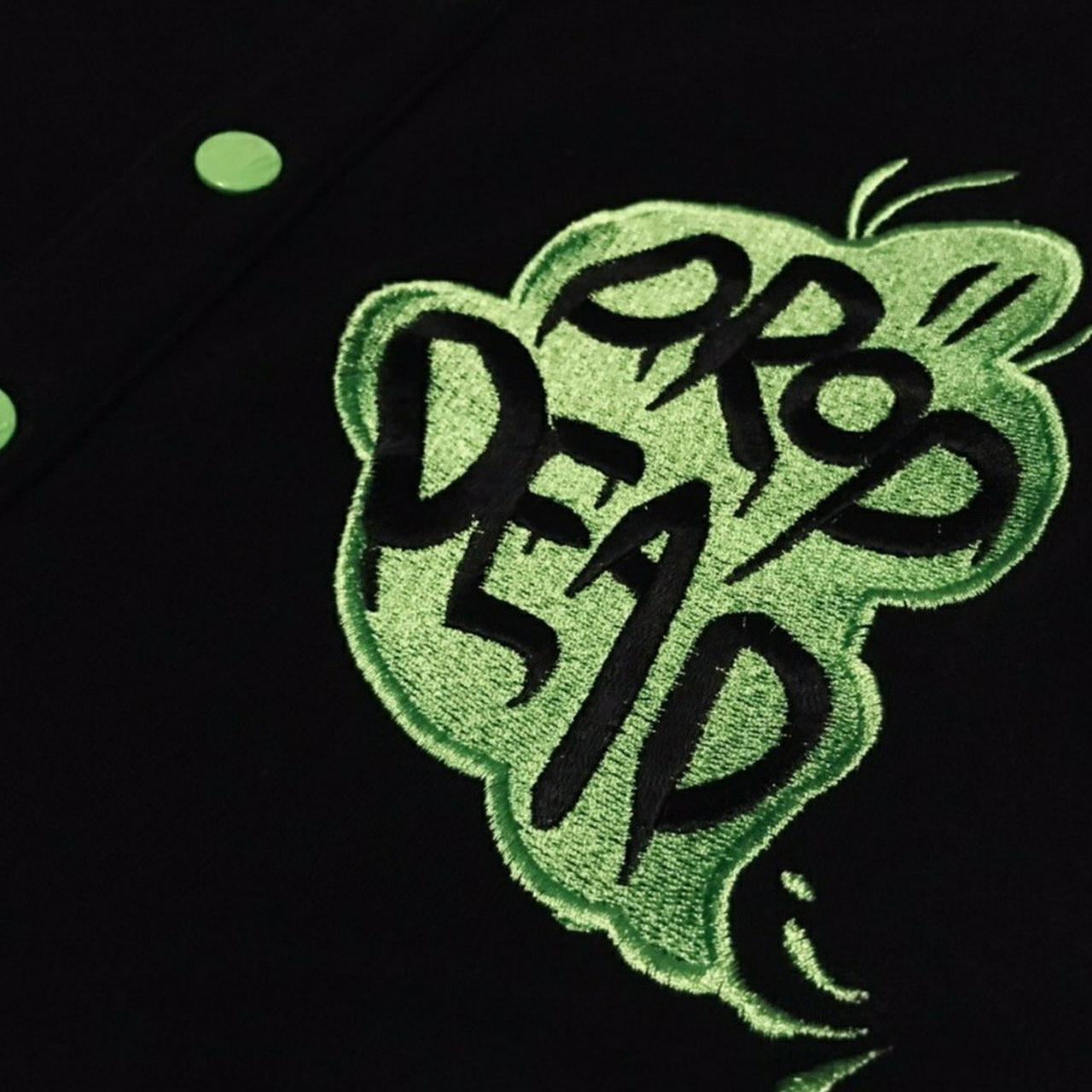 This very rare Drop Dead kitty brainz varsity jacket | Depop