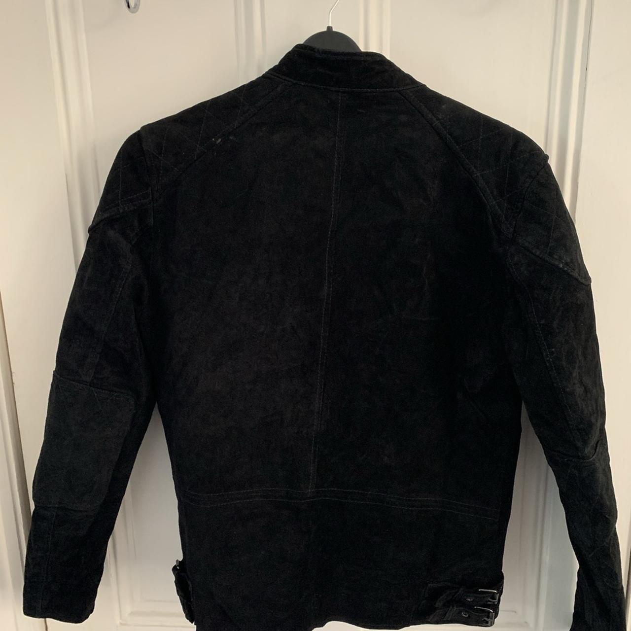 Zara man black tag jacket size M - 100% pig leather... - Depop