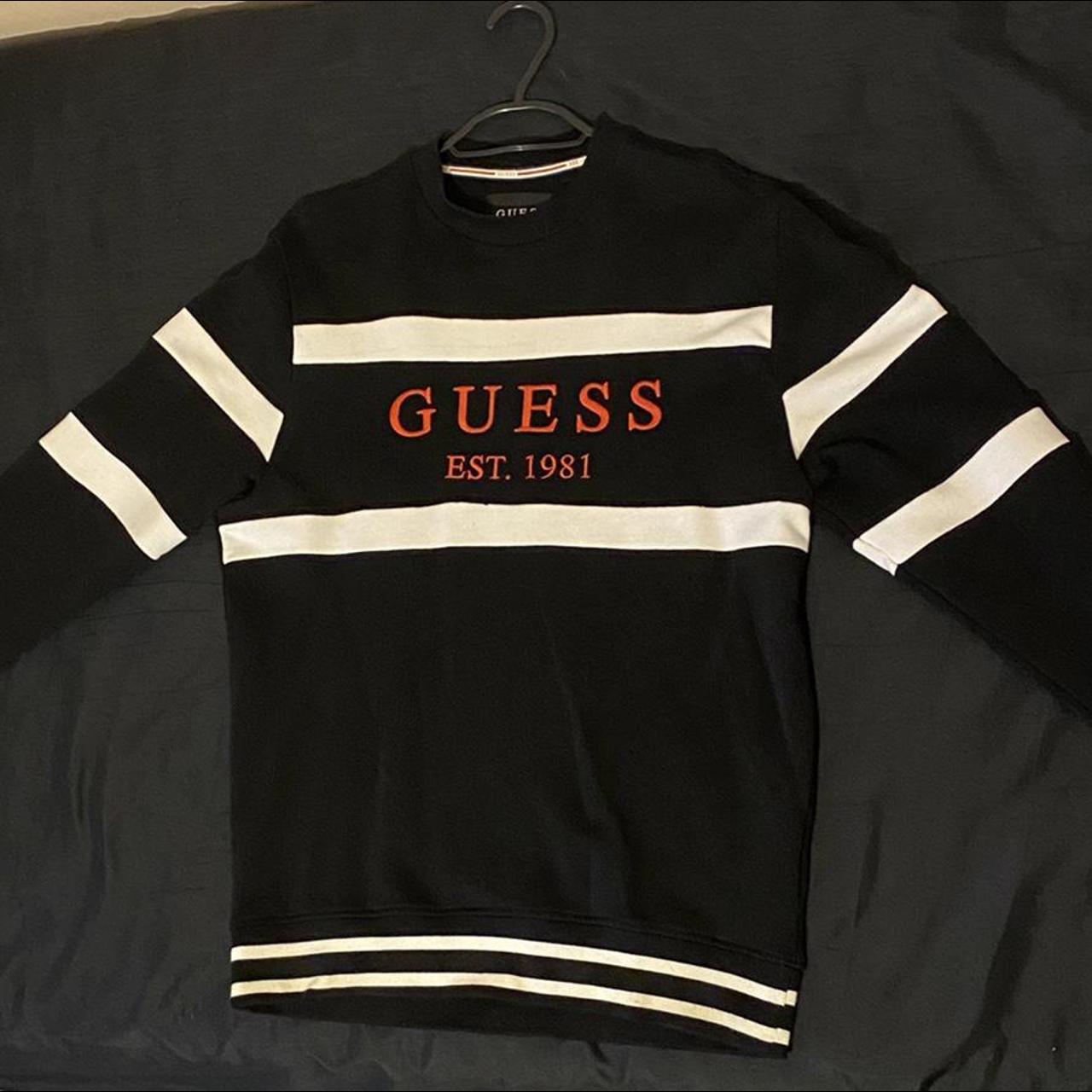 Guess jumper mens fashion