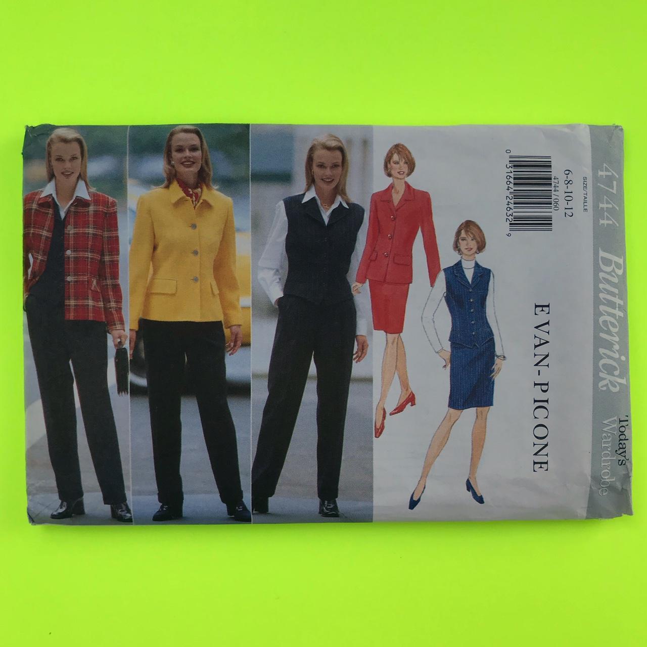  Butterick 4744 Sewing Pattern Misses Evan-Picone