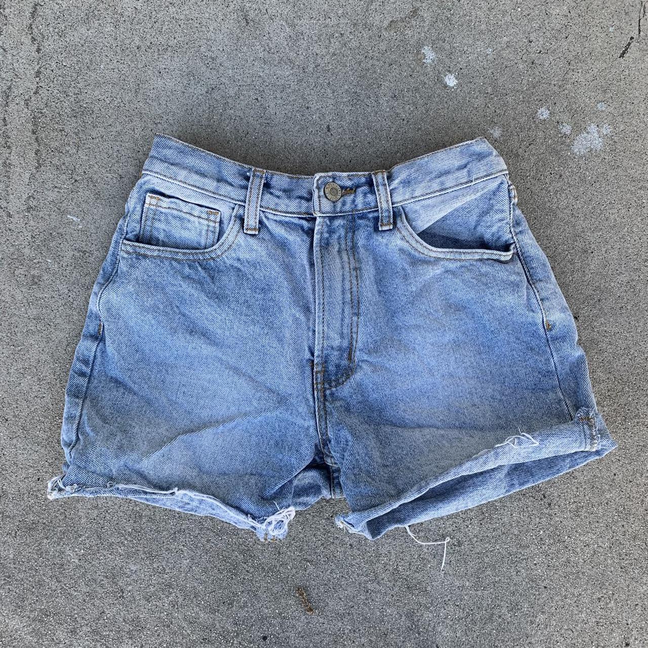 Brandy Melville - Denim Cut Off Shorts - Denim Blue