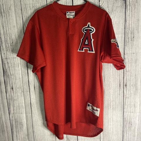 Anaheim Angels 90s Disney Wing Majestic jersey XL - Depop