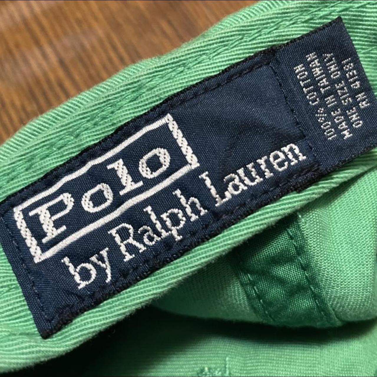 Polo Ralph Lauren Men's Green and Yellow Hat | Depop