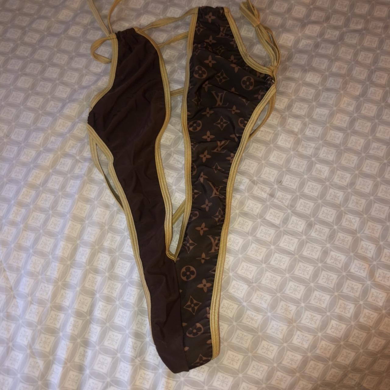 Lv inspired exotic dance wear outfit. No flaws, can - Depop