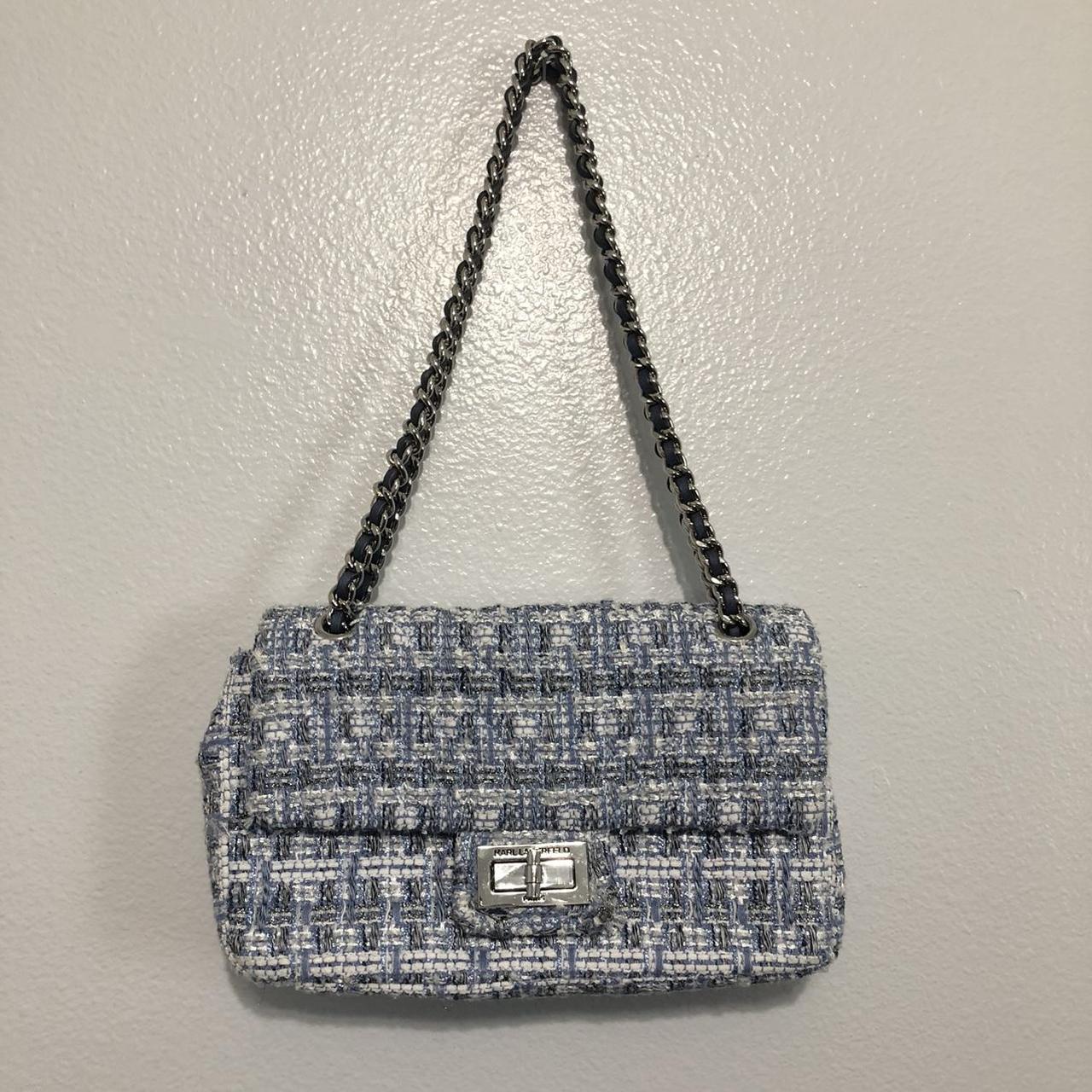 Karl Lagerfeld Paris Tweed Shoulder Bag Regular wear... - Depop