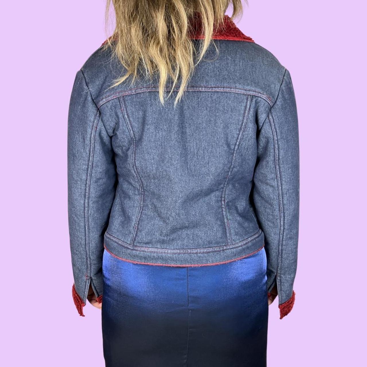 90s-dark-blue-denim-jacket-with-red-shearling-depop