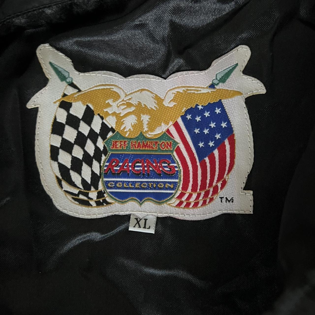 Vintage Jeff Hamilton racing jacket size xl Message... - Depop