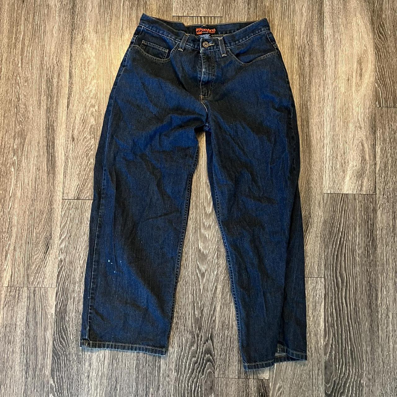 vintage anchor blue jeans