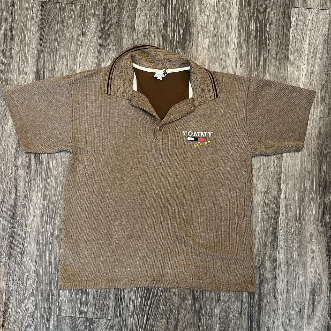 Vintage made in USA tommy gear 🥾 🦵 polo size medium... - Depop