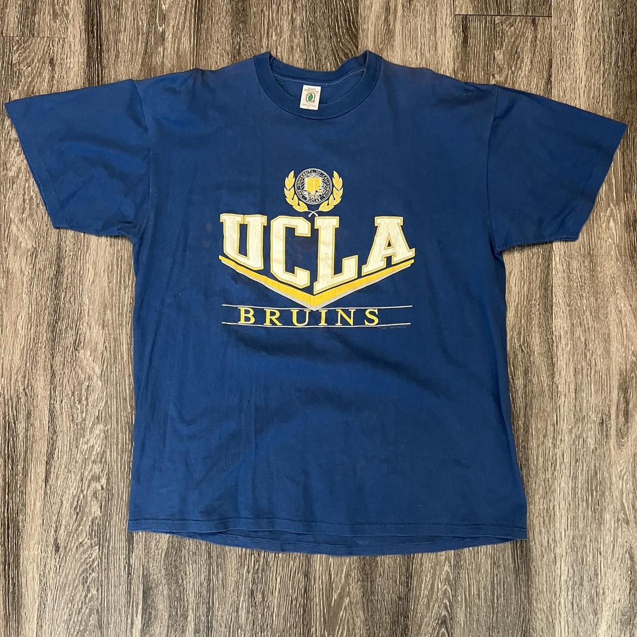 Vintage made in USA single stitched Ucla T-shirt... - Depop