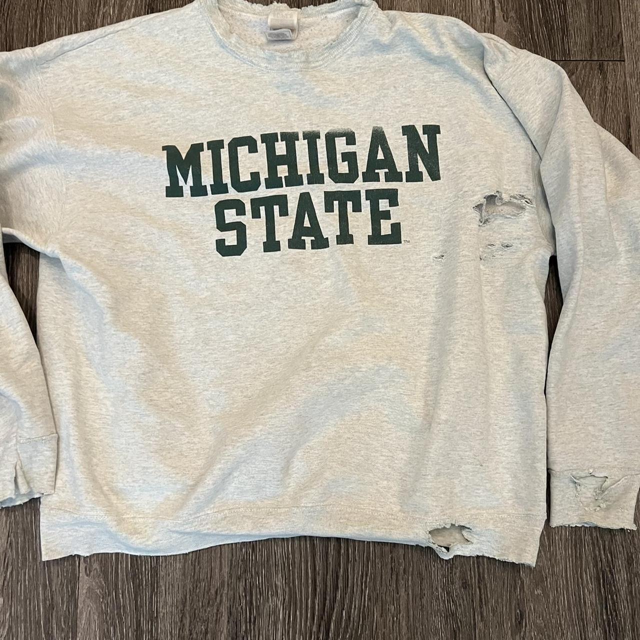 Vintage made in USA Michigan State perfectly... - Depop