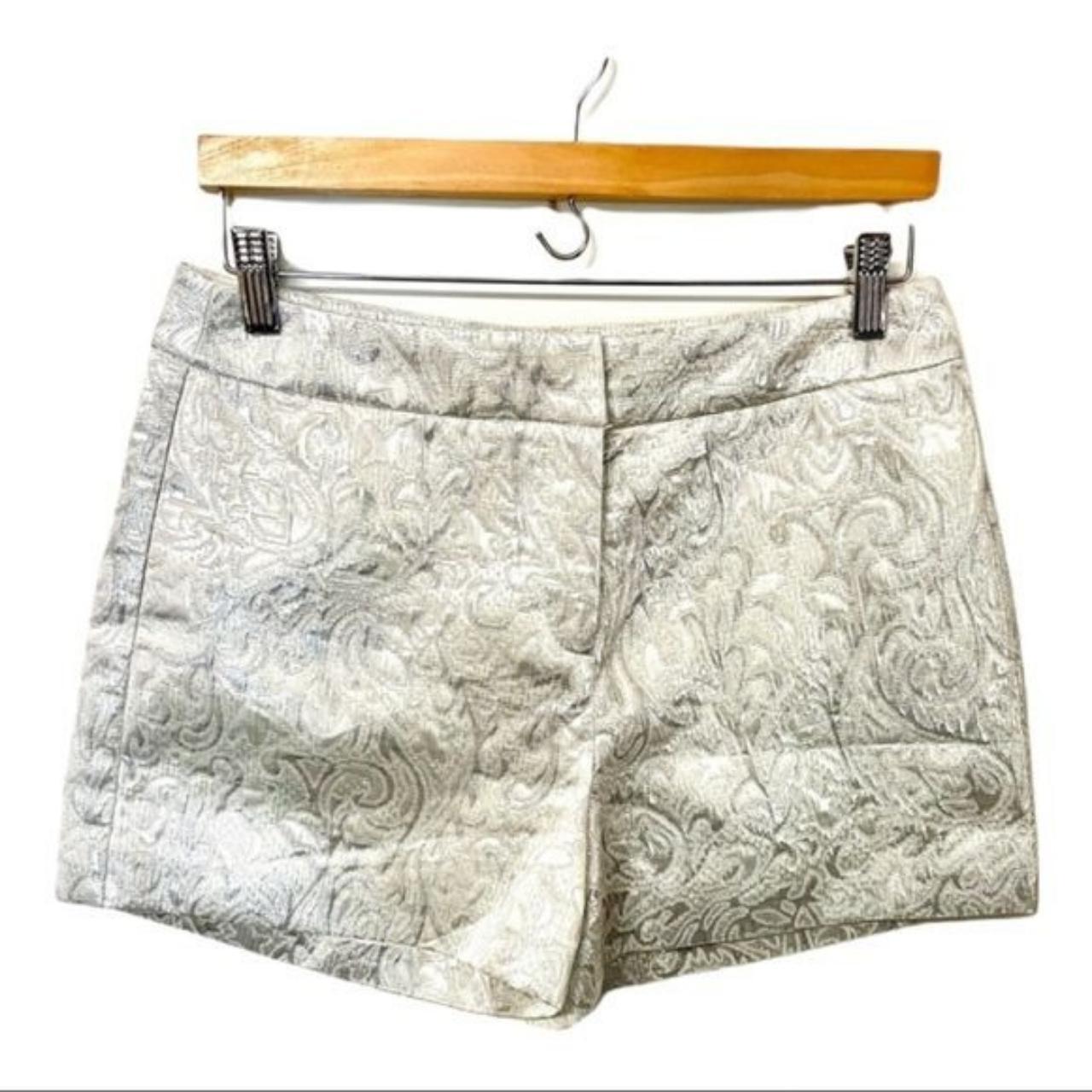 Women's Silver Shorts Depop