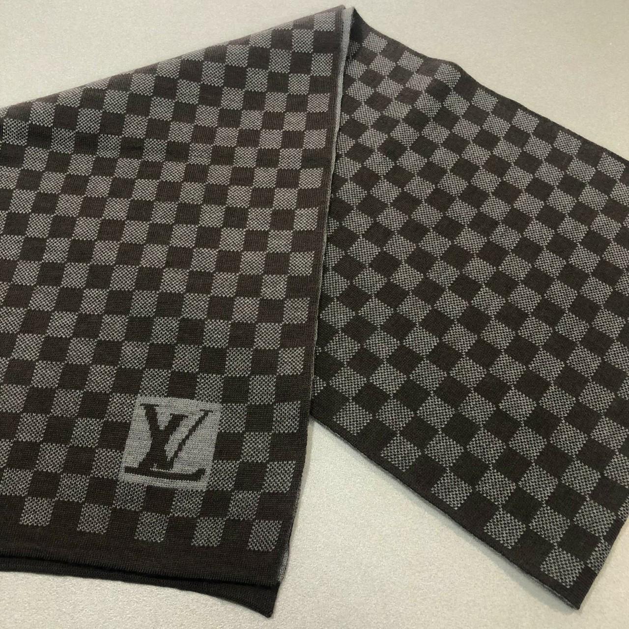 Authentic Louis Vuitton scarf look more black in - Depop