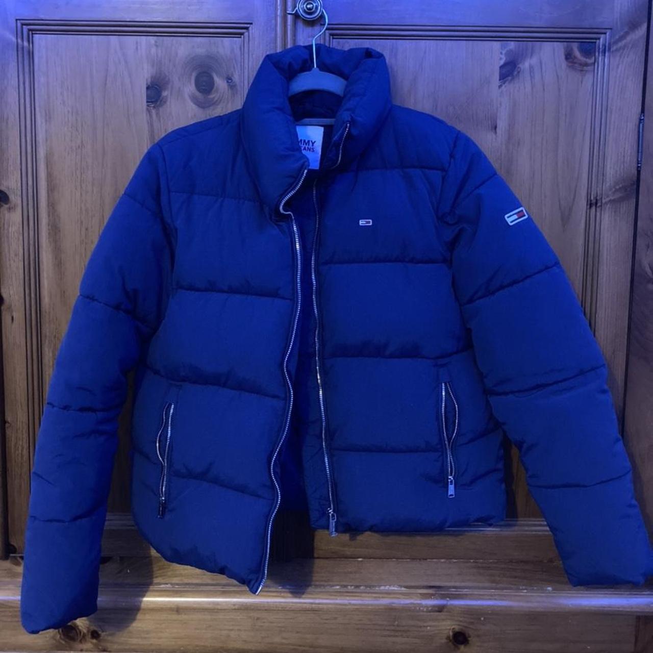 tommy hilfiger recycled nylon puffer jacket