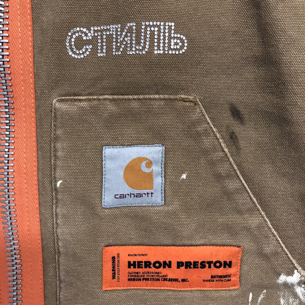 Carhartt heron preston vest best sale