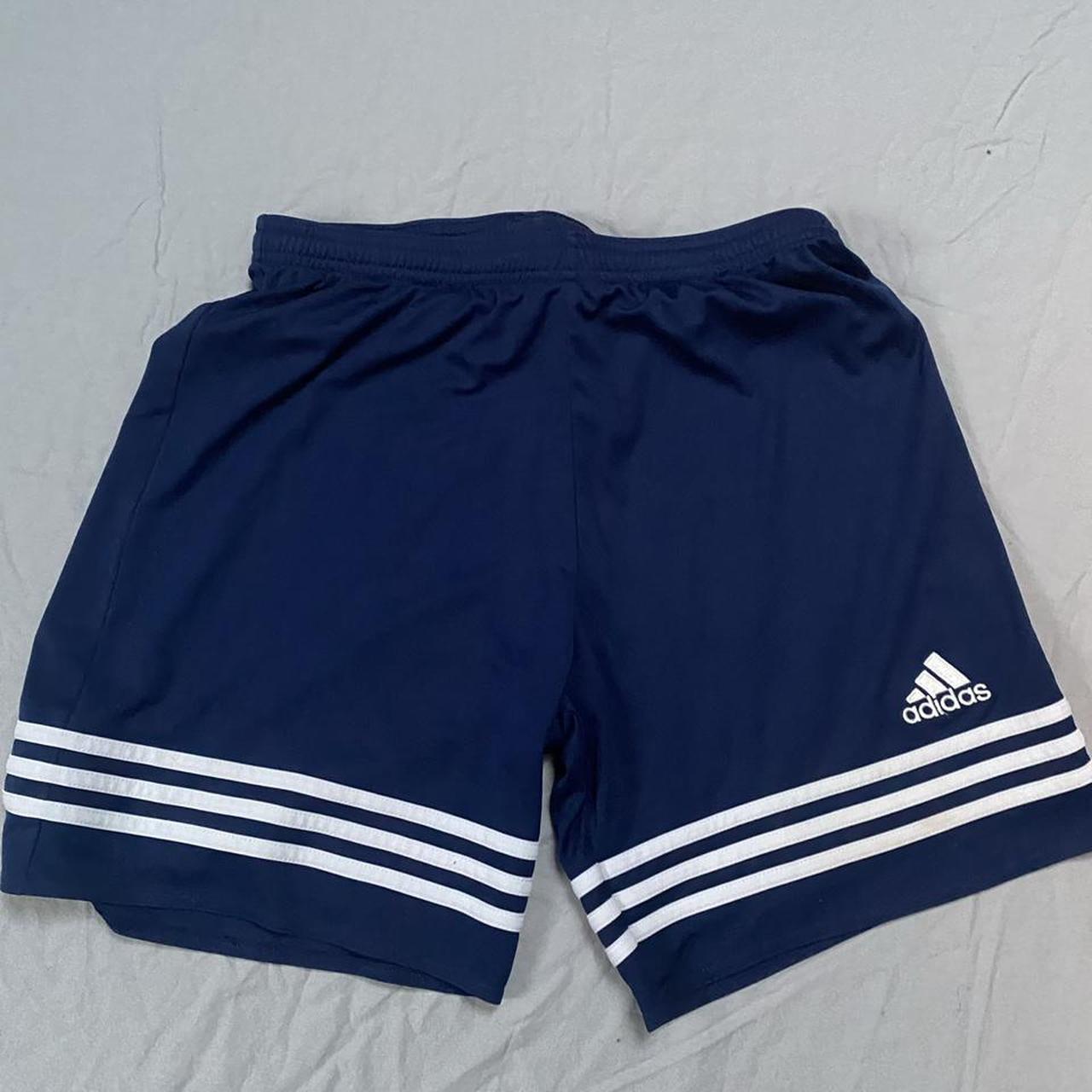 adidas climalite navy shorts