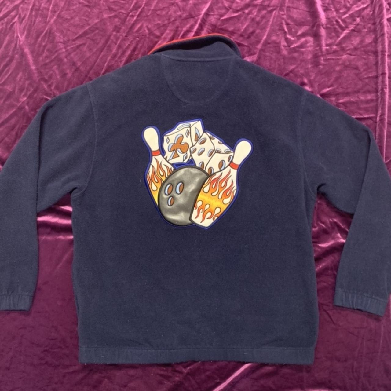 Men's Blue and Red Jumper