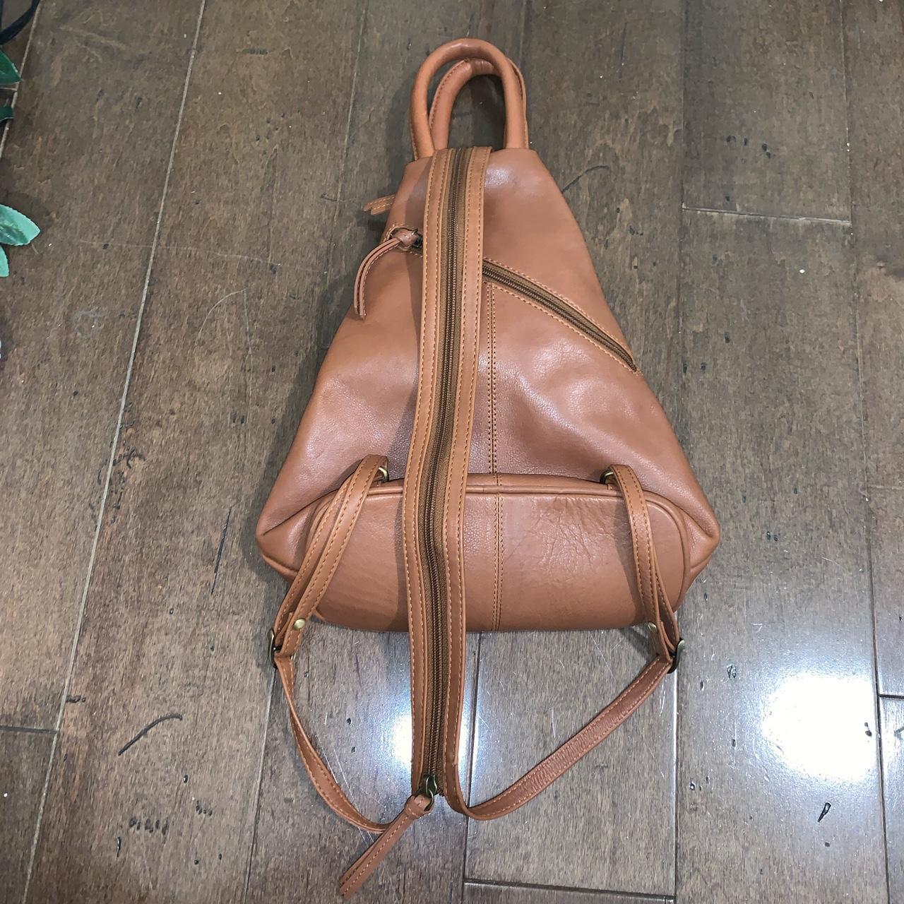 Jobis tan leather clearance backpack