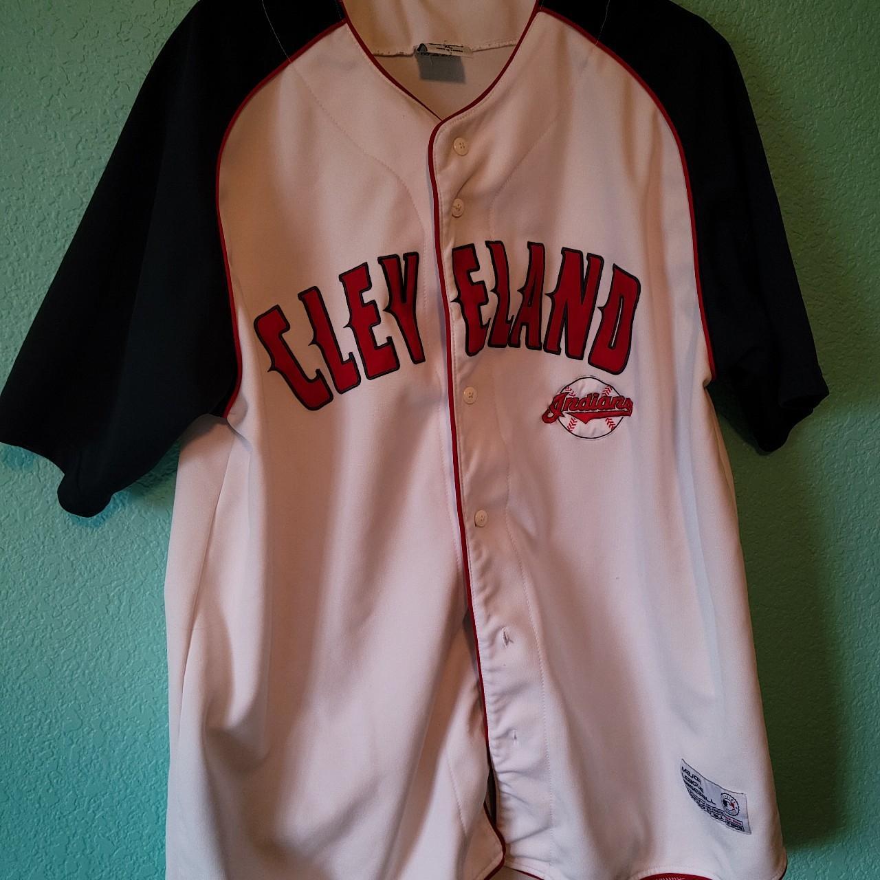 Cleveland Indians Blue Embroidered Baseball Jersey by Dynasty 