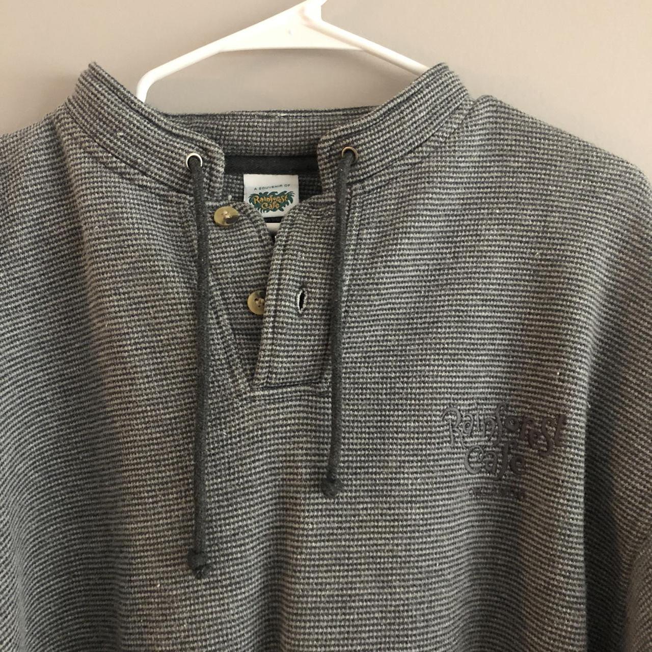 Rainforest Cafe Orlando sweater/sweatshirt with grey... Depop