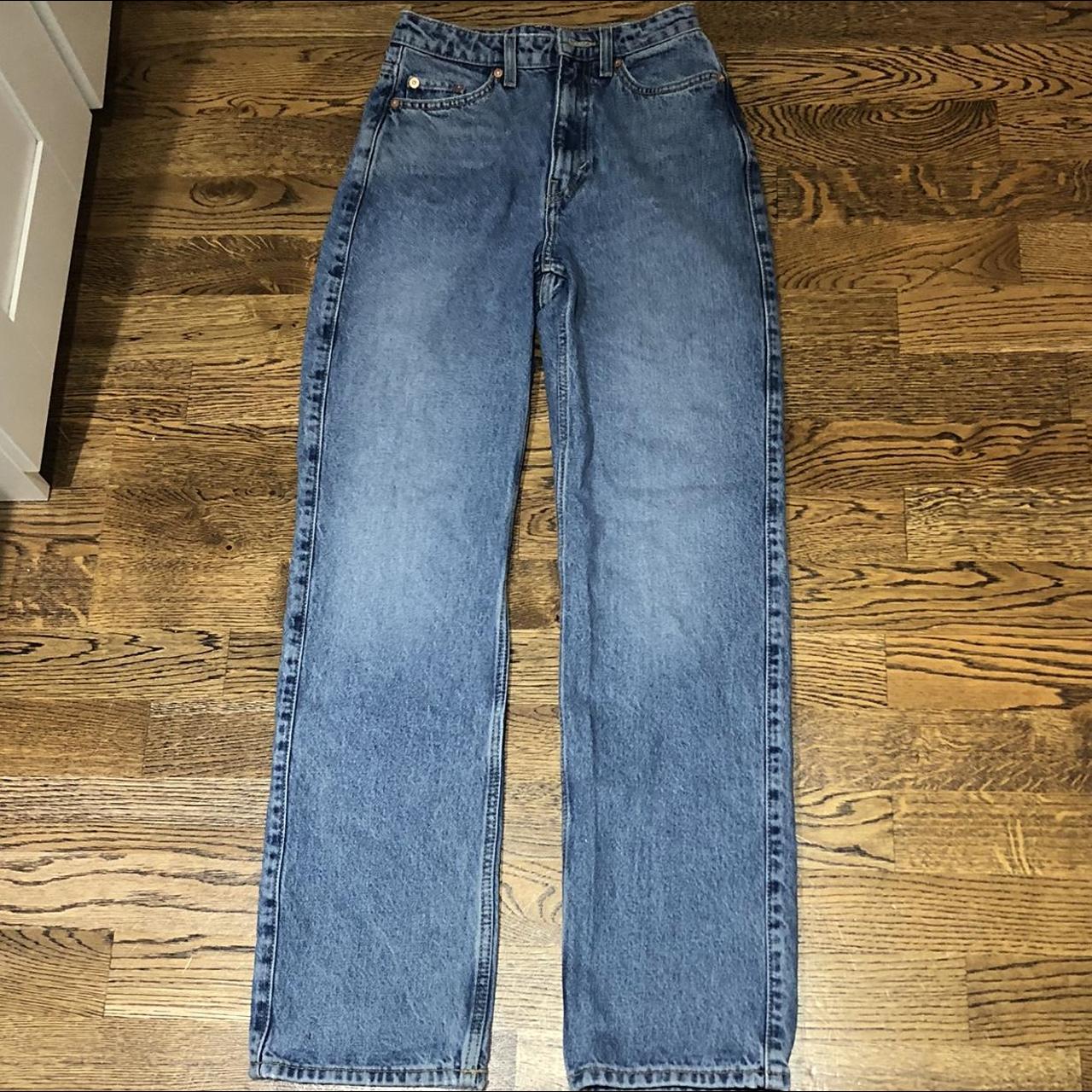 Weekday Women's Blue Jeans | Depop