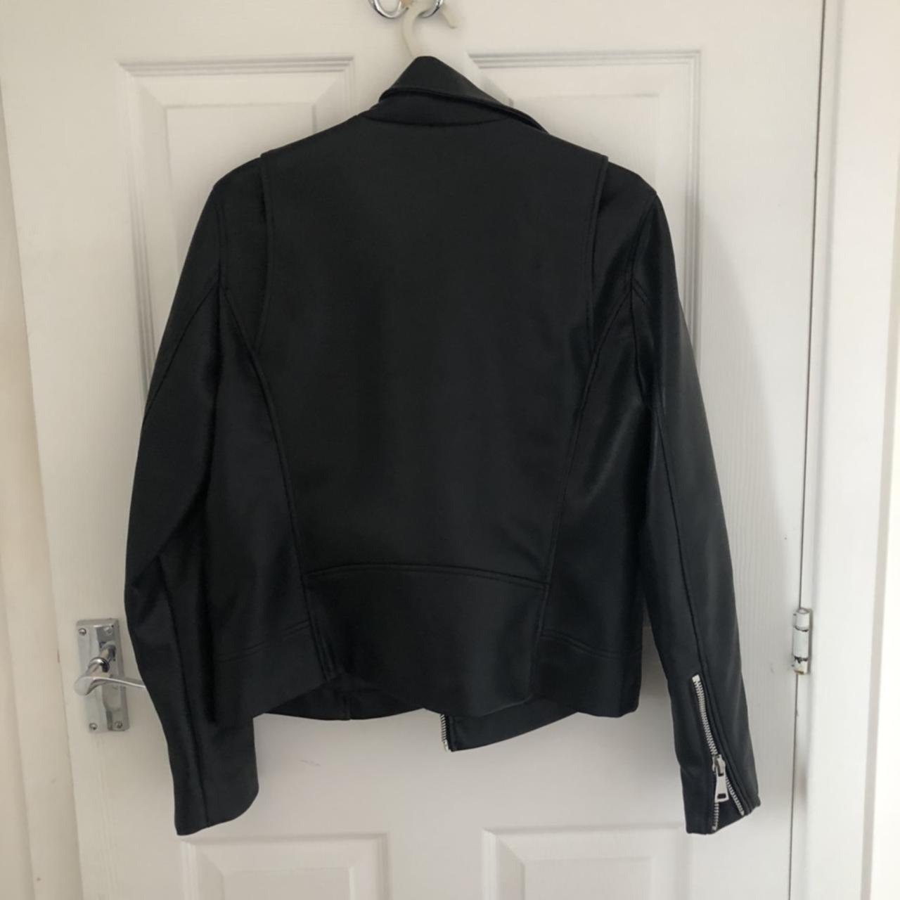 Great quality leather jacket Worn once - Depop