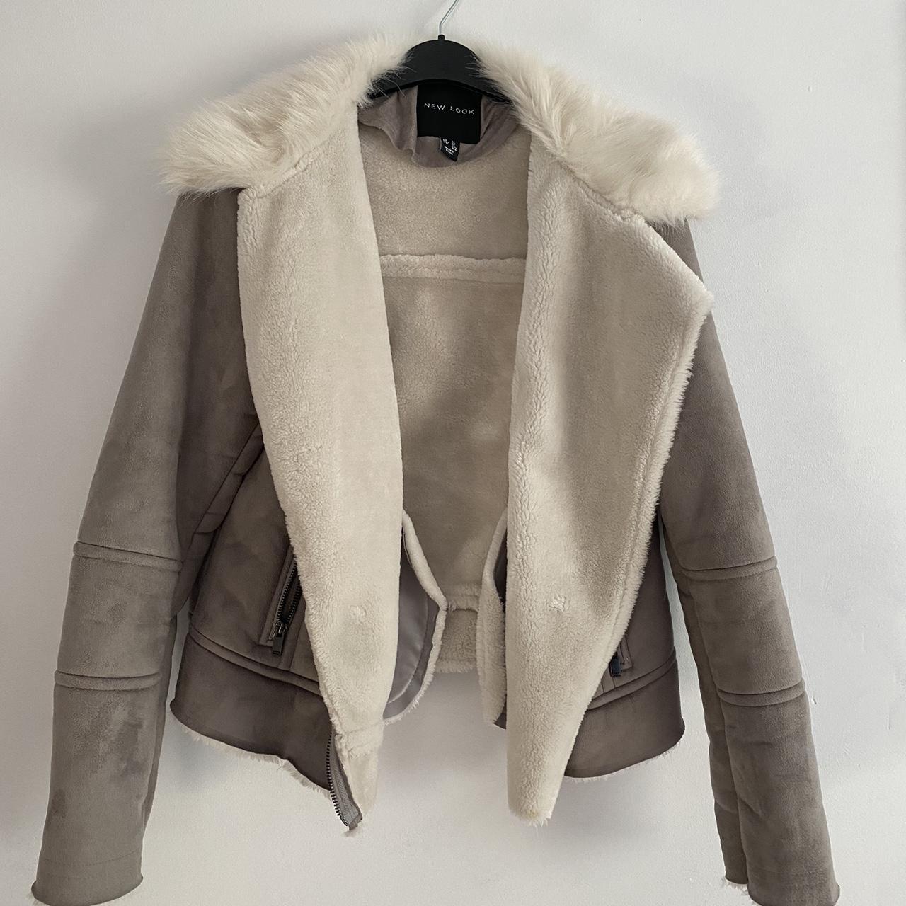 Faux Sherpa jacket/coat. Only worn a handful of... Depop