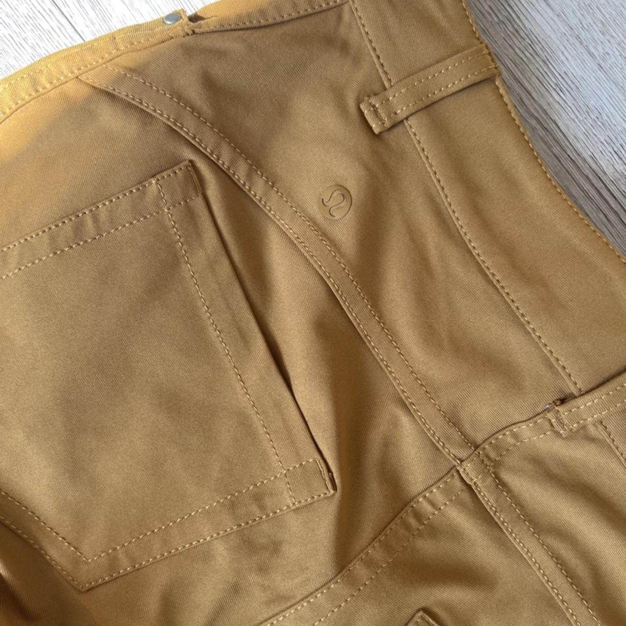 Lululemon dressy likejeans trousers. Mustard... Depop