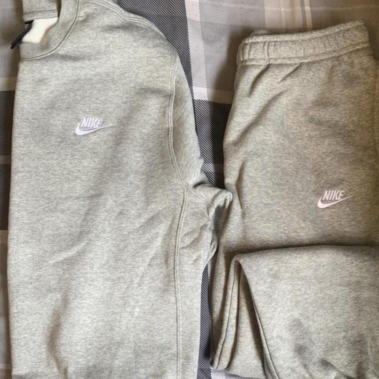 grey nike track suit