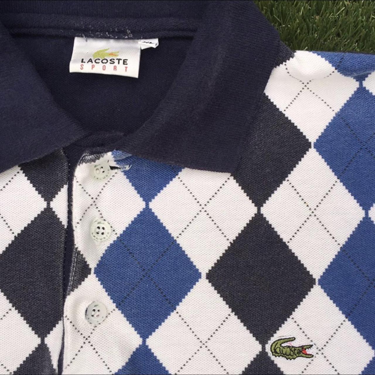 lacoste argyle polo