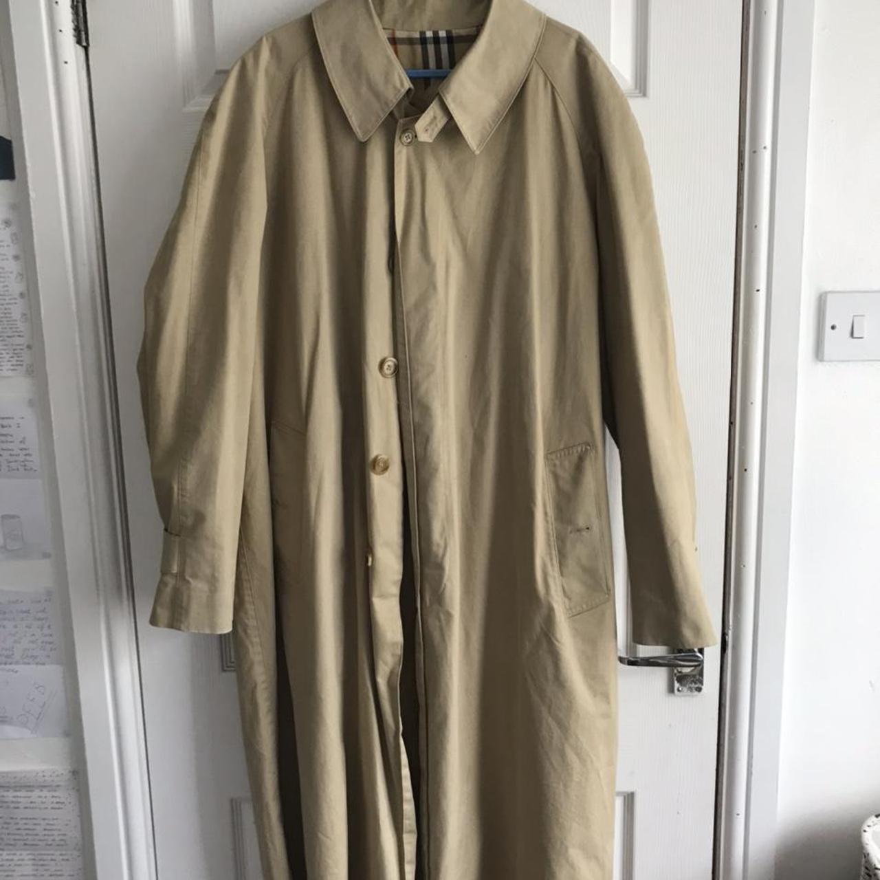 vintage burberry trench coat small