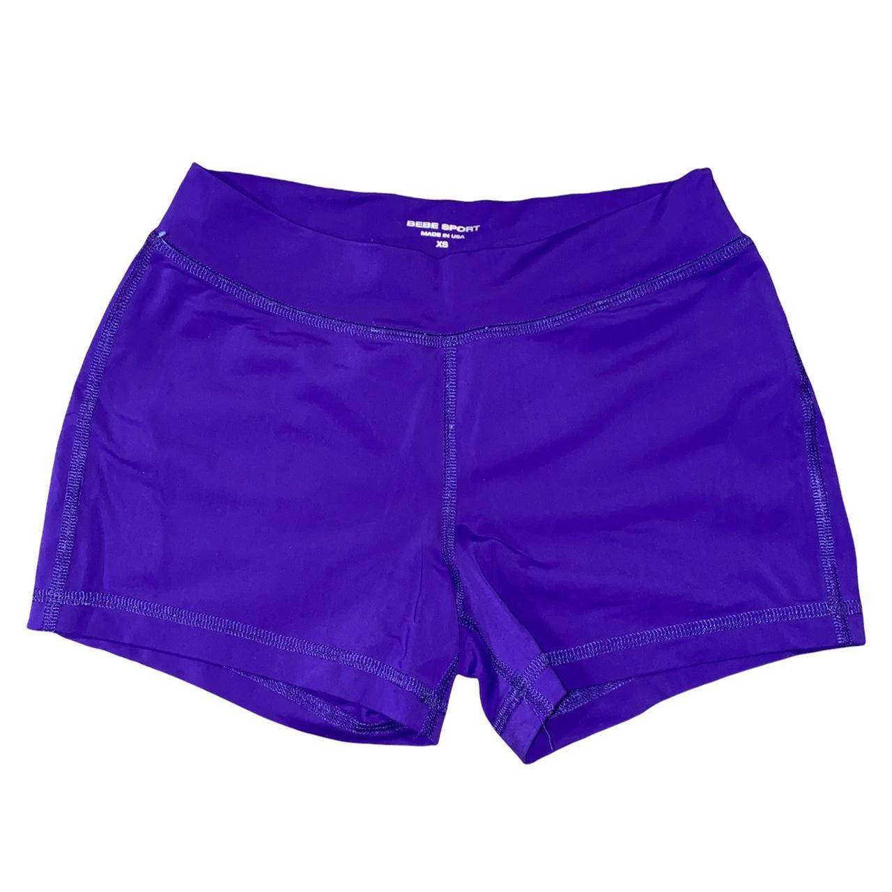 BEBE SPORT true 2000s spandex shorts -size XS -thin,... - Depop