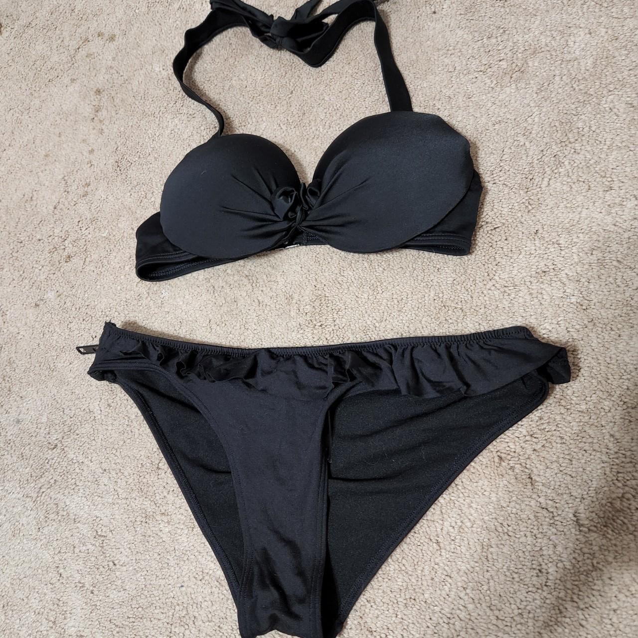 H&M Women's Black Bikinisandtankinisets Depop