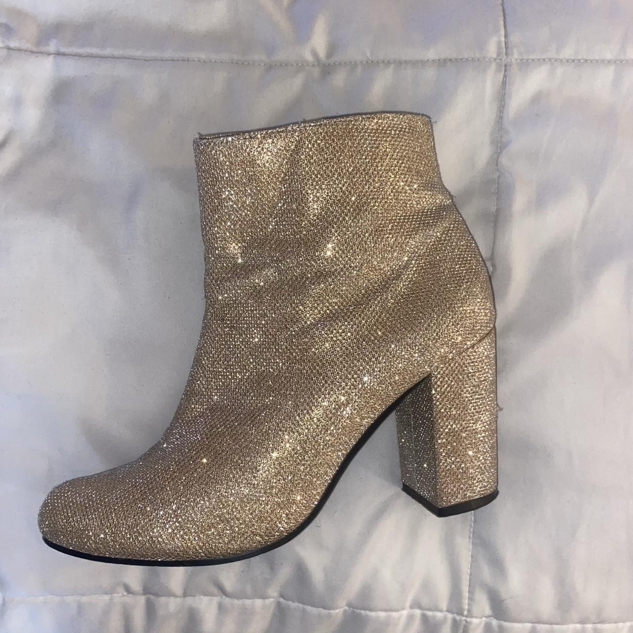 nasty gal glitter boots