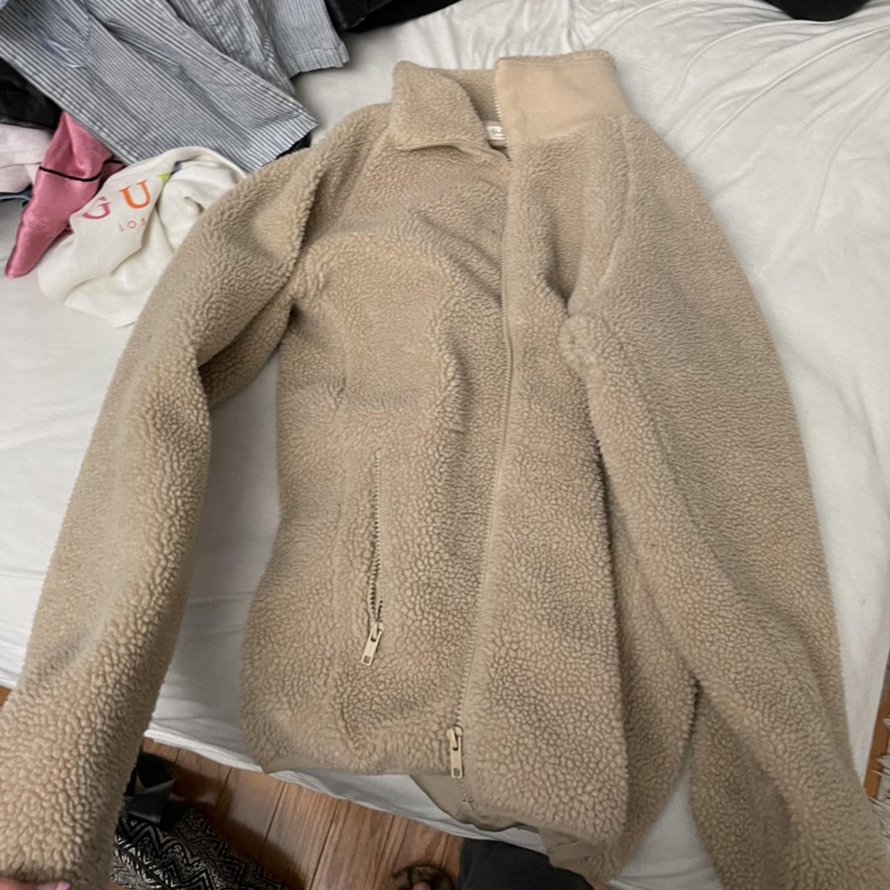 Brandy Melville teddy coat So cute fit all sizes tbh... - Depop