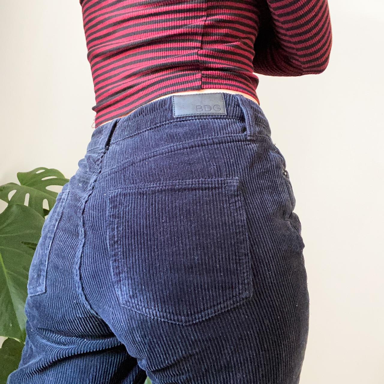 black cord jeans