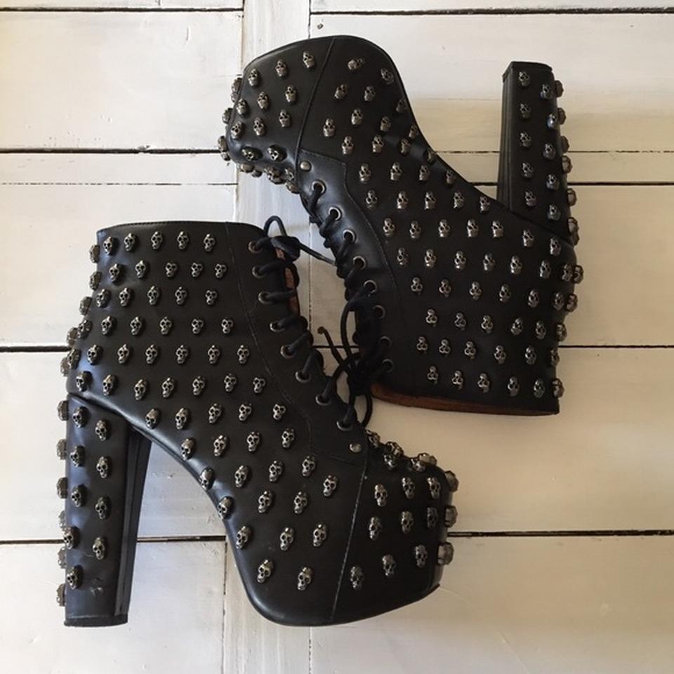 jeffrey campbell lita skull boots