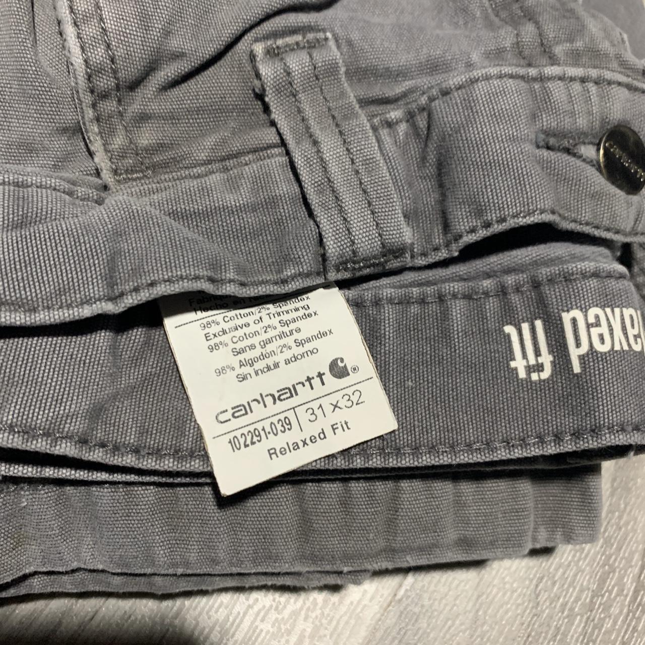 Vintage Distressed Carhartt Logger Jeans. Size 31 x 32 - Depop