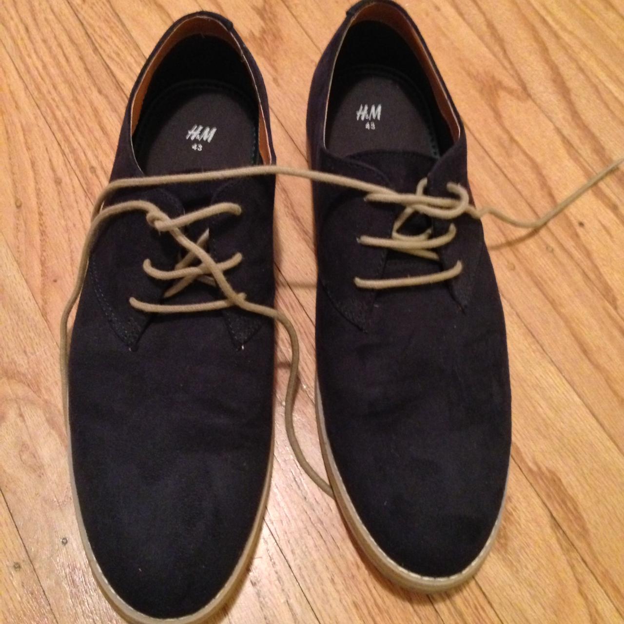 H&m blue sale suede shoes