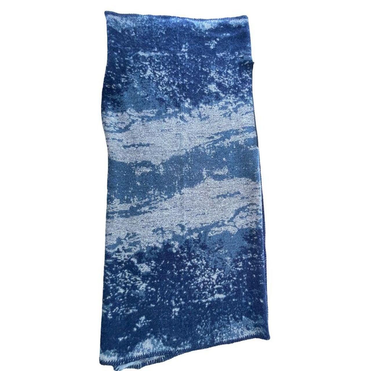 Product Image 4 - Wool Blue Gray Watercolor Shawl