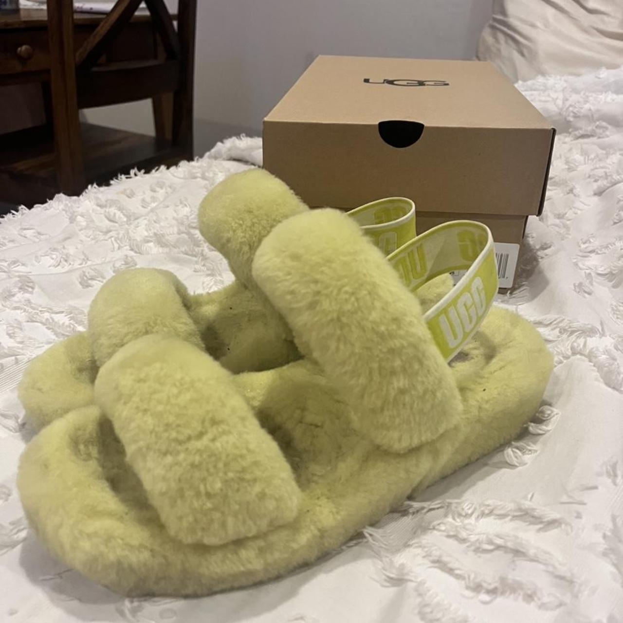 Neon yellow hot sale ugg slippers