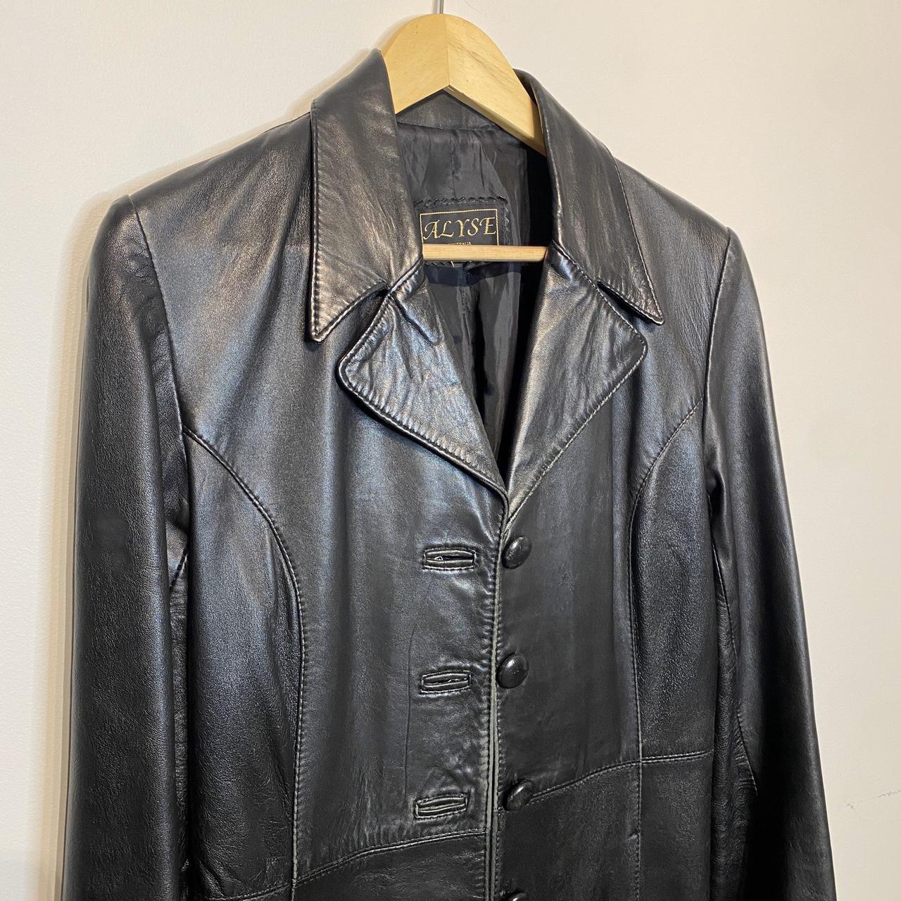 The PERFECT genuine 100% Argentinan leather jacket... - Depop