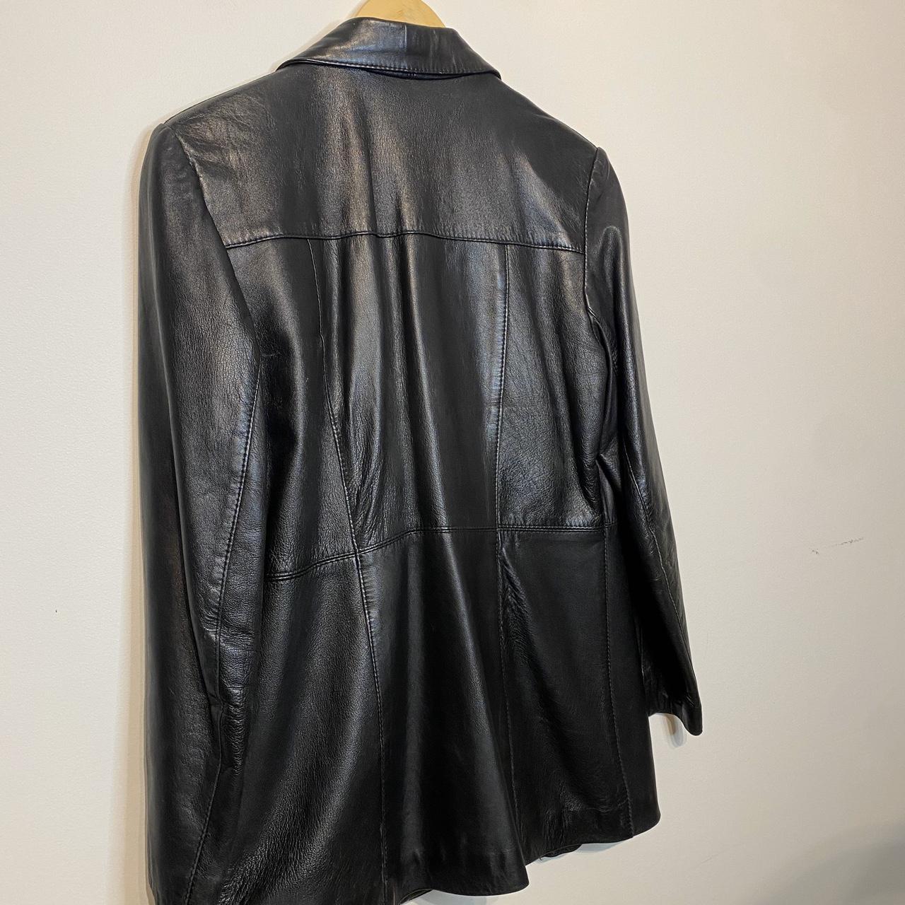 The PERFECT genuine 100% Argentinan leather jacket... - Depop