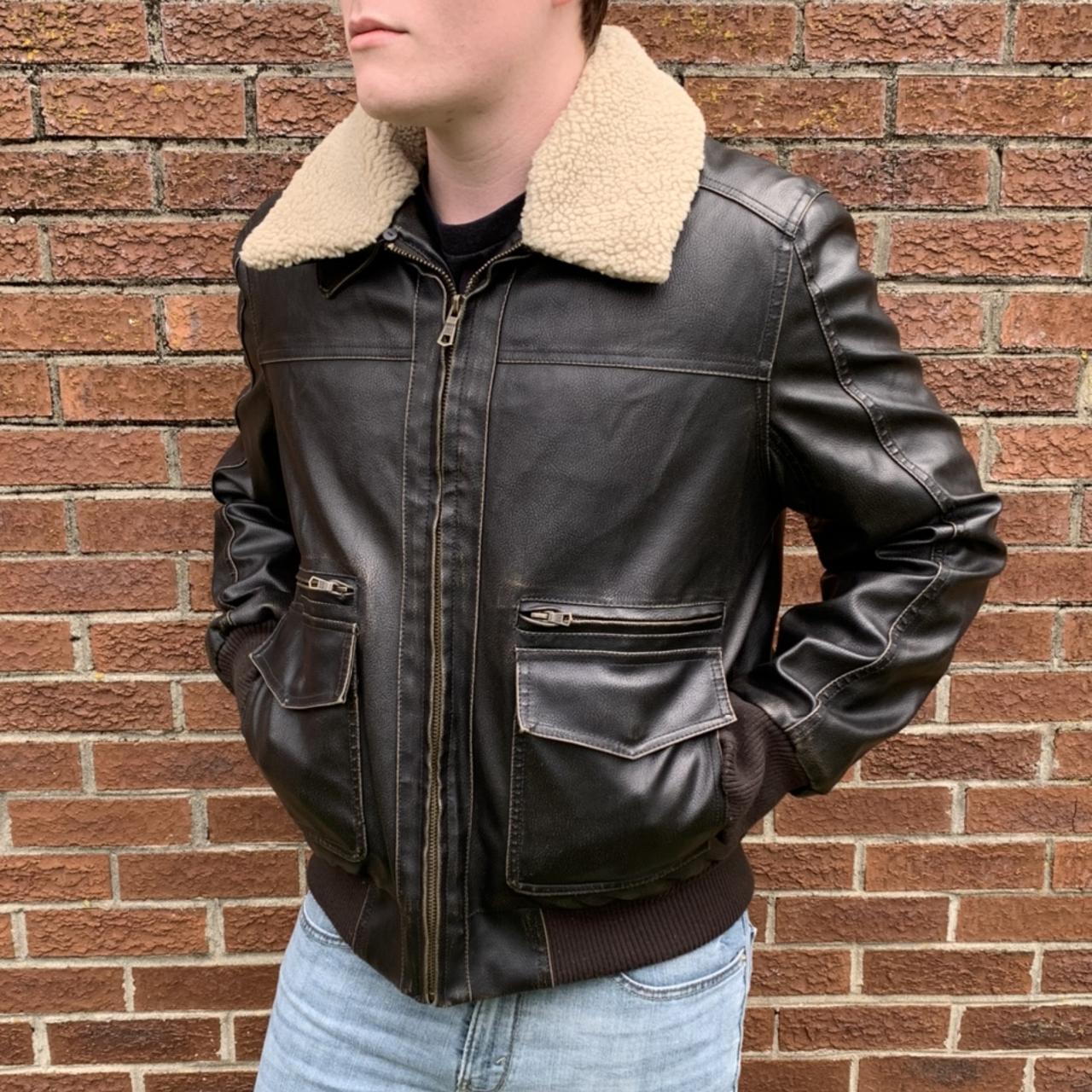 dusin bryder ud Ubetydelig Tommy Hilfiger Faux Fur Leather Jacket 🧥 Gotta love... - Depop
