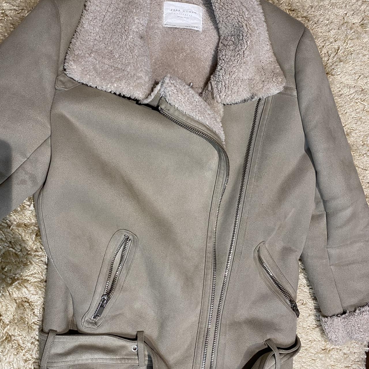 Zara Women's Cream Jacket | Depop