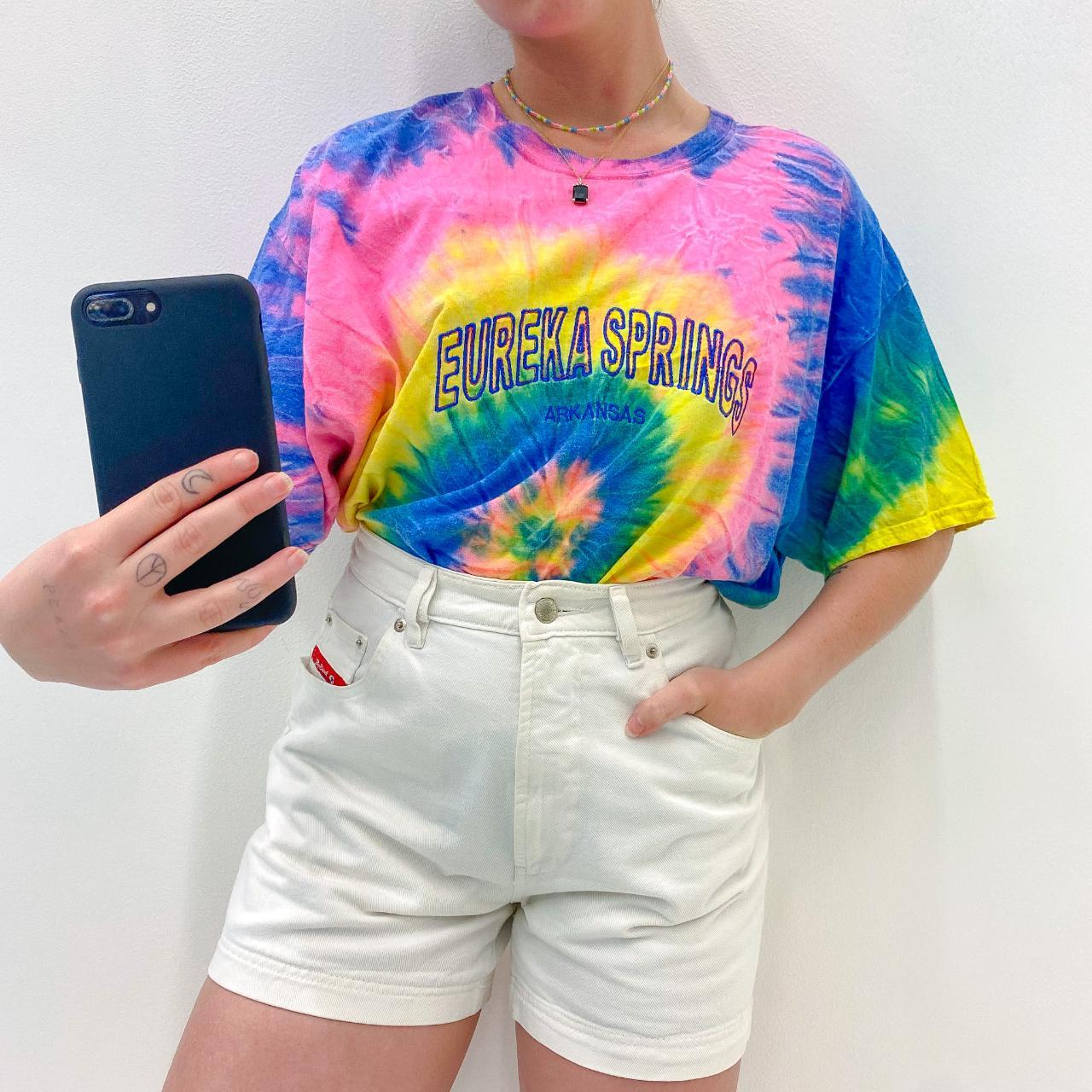 Women's Pink and Purple T-shirt