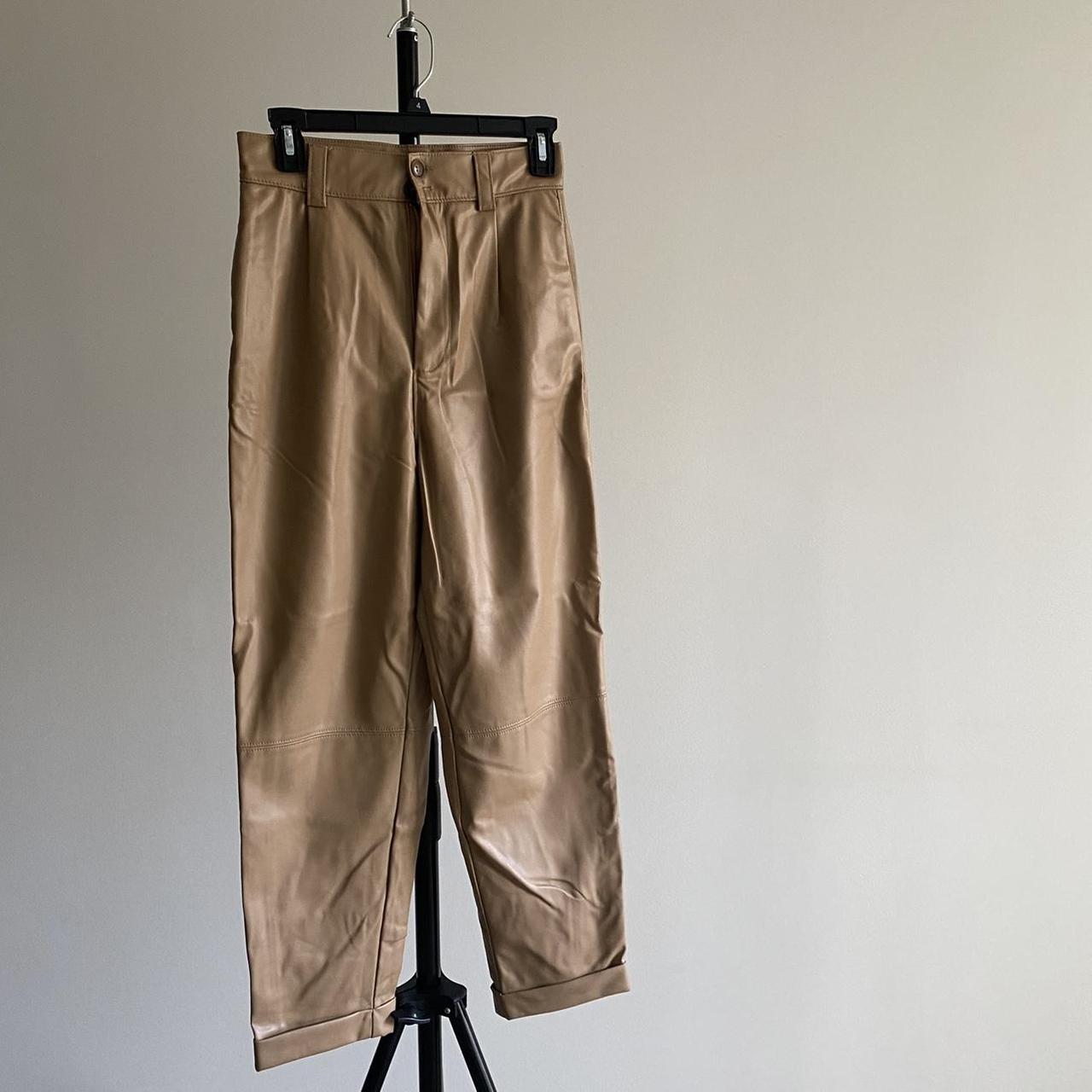 Zara Women's Cream Trousers Depop