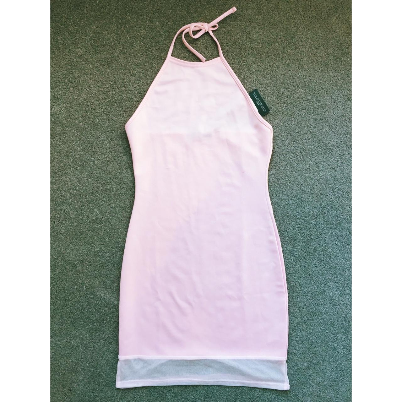 missguided-baby-pink-halter-neck-dress-ties-in-a-depop